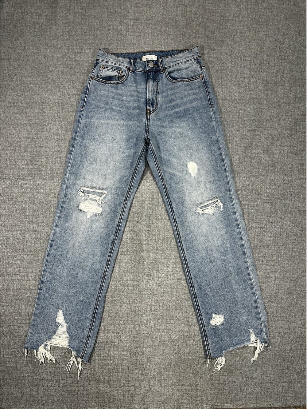 BDG Cowboy 28x28 Jean Distressed Skinny Jeans Women’s Raw Hem Light Wash